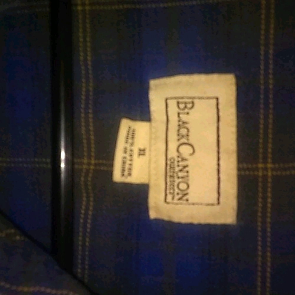 Long sleeve button-up flannel